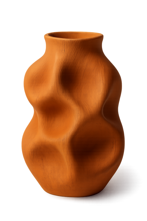 Sculptural Designer Vase – “Dune Echo”